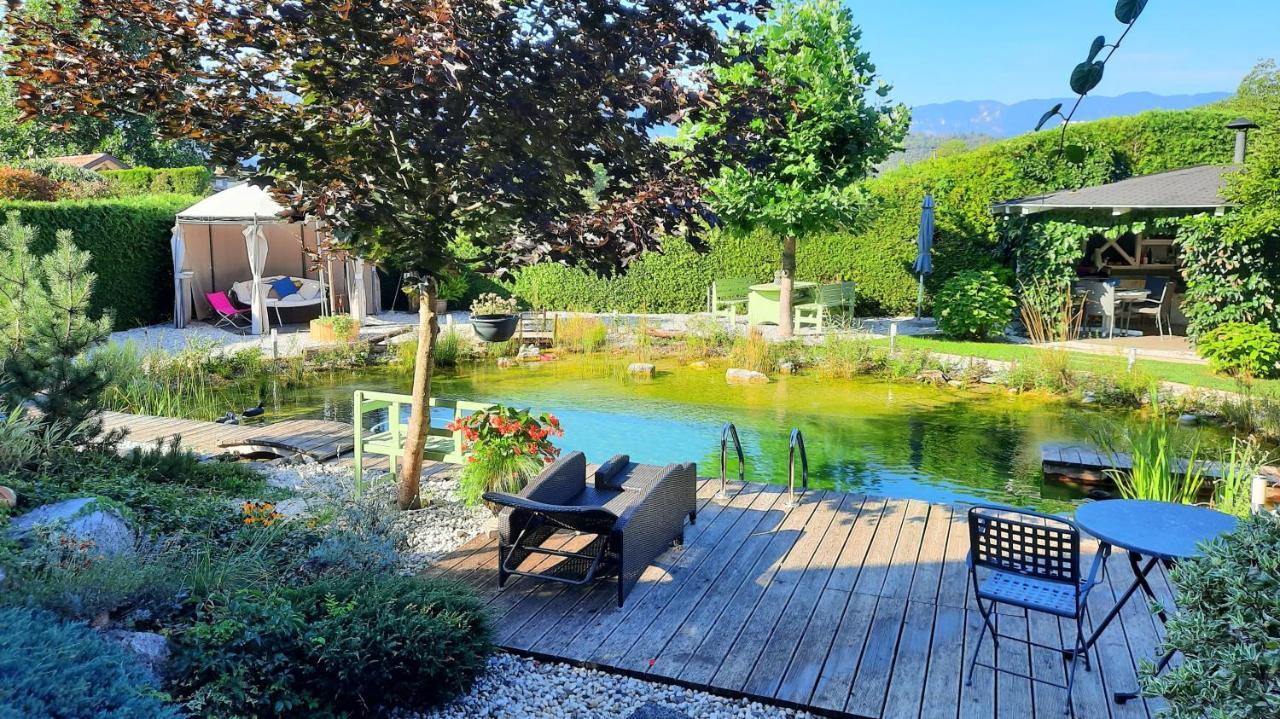 Garden Paradise Bled Apartments - Garden, Pond And Castle View エクステリア 写真